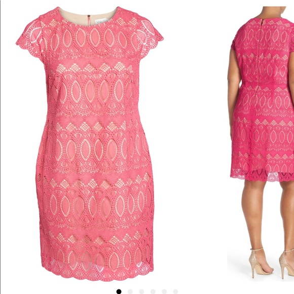 Eliza J Dresses & Skirts - Eliza J. Pink Lace Dress
